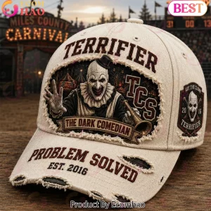 Terrifier Art the Clown The Dark Comedian Horror Movie Vintage Distressed Baseball Cap