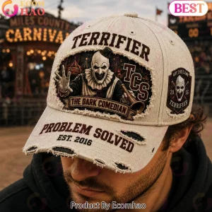 Terrifier Art the Clown The Dark Comedian Horror Movie Vintage Distressed Baseball Cap