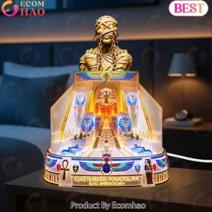 Iron Maiden Powerslave 42nd Anniversary Eddie Mummy 3D LED Illuminated Custom Shape Acrylic Light Box