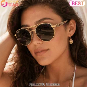 Iota Phi Theta Premium Gold Engraved Greek Fraternity Unisex Sunglasses