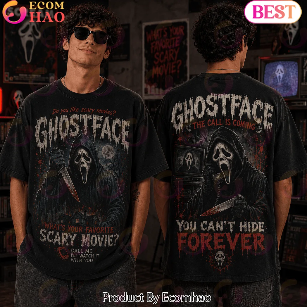 Ghostface Scream Horror Movie Vintage Washed Graphic Oversized Streetwear T-Shirt Ghostface Scream Horror Movie Vintage Washed Graphic Oversized Streetwear T-Shirt