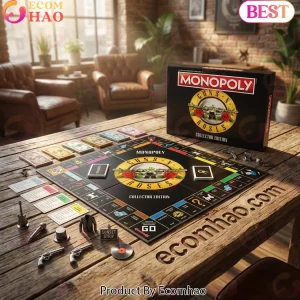 Guns N’ Roses Monopoly Collector Edition Premium Rock Band Board Game