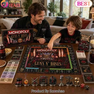 Guns N' Roses Monopoly Collector Edition Premium Rock Band Board Game