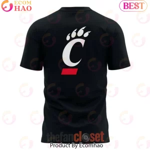 Cincinnati Bearcats The Strong Shall Reign Limited Edition Black Graphic T-Shirt